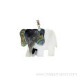 Craft elephant abalone shell pendants for jewelry making